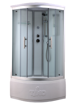 Душевая кабина Timo Standart Silver Fabric T-6600SF, 100x100x220