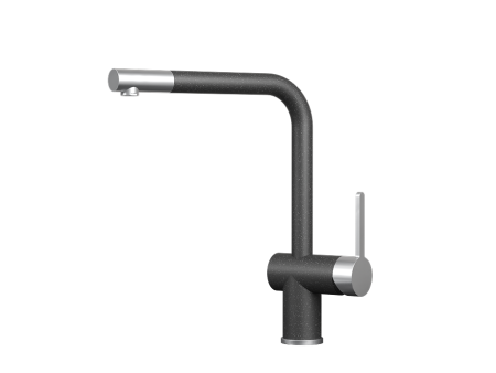 Смеситель для кухни GRANULA (5017, ЧЁРНЫЙ), артикул 5017, ЧЁРНЫЙ