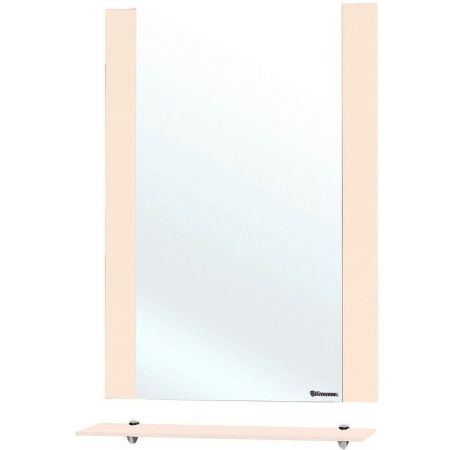 Зеркало Bellezza Рокко 60 4613709030078 с полкой Бежевое