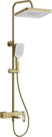 Душевая система BELZ B24658-5, брашированное золото, артикул B24658-5