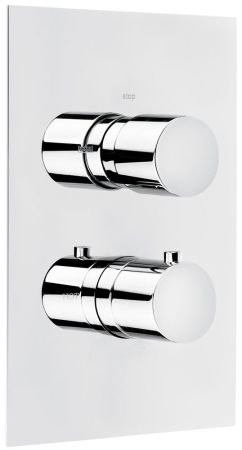 Внутристенный смеситель-термостат на 3 выхода, цвет хром, артикул 45329CR