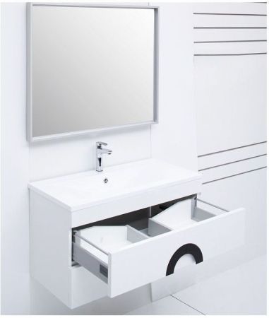 Тумба с раковиной De Aqua Форма 90 белый, артикул 00212700