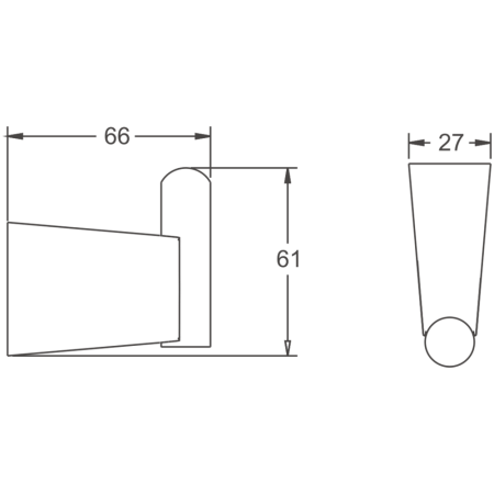 Крючок для ванной комнаты BELZ B91305-1, брашированное золото, артикул B91305-1