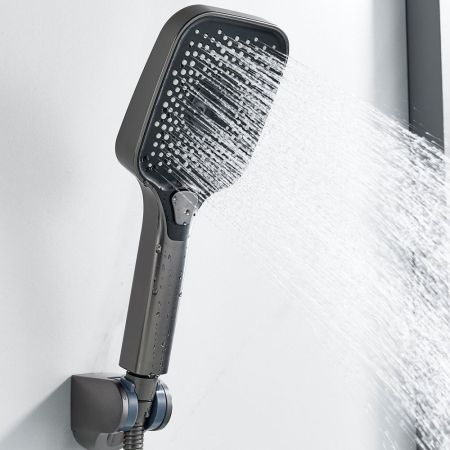 Смеситель для ванны Raffine F2296T, оружейная сталь, артикул F2296T