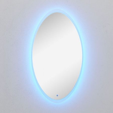 Зеркало Velvex Luna 60 zkLUN.60-21 с подсветкой Хром