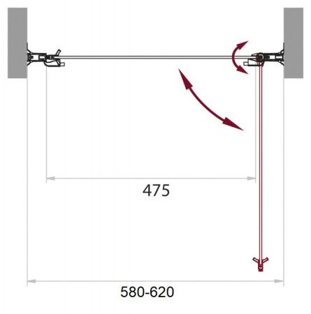 Душевая дверь BelBagno SELA-B-1-55-C-Cr Душевая дверь BelBagno SELA-B-1-55-C-Cr