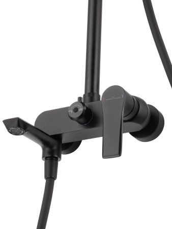 Душевая система WONZON & WOGHAND BRILLIANT, Черный матовый (WW-88047079-MB), артикул WW-88047079-MB