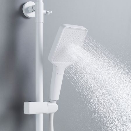 Душевая система Shevanik S4536C, белый