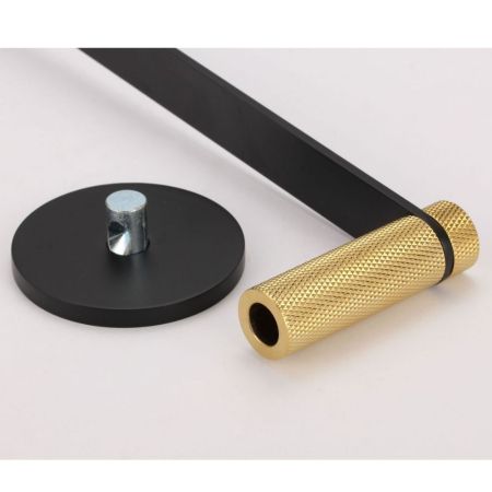 Полотенцедержатель Savol S-002124HB, черный/золото, артикул S-002124HB