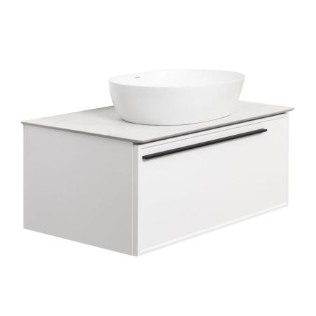 Тумба под раковину подвесная La Fenice Elba FNC-01-ELB-B-90, белая, артикул FNC-01-ELB-B-90