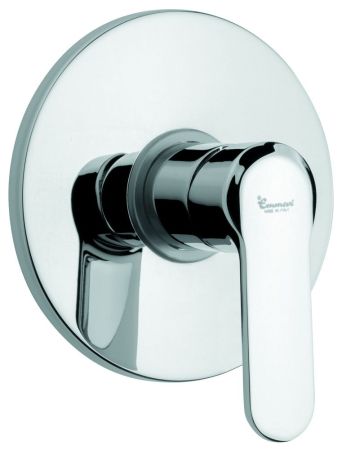 Emmevi Nefer, встраиваемый смеситель для душа, цвет черный матовый, артикул 77009NEO