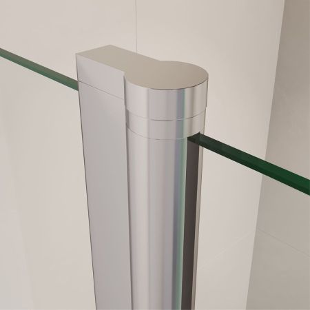 Душевая дверь RGW LE-009 (LE-004 + Z-09+профиль A-14) (Прозрачное, 1300)