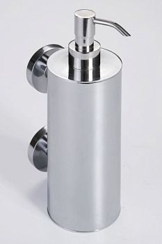 дозатор OMEGA настенный для жидкого мыла (большой метал.такан),2 держателя 70*230*110мм