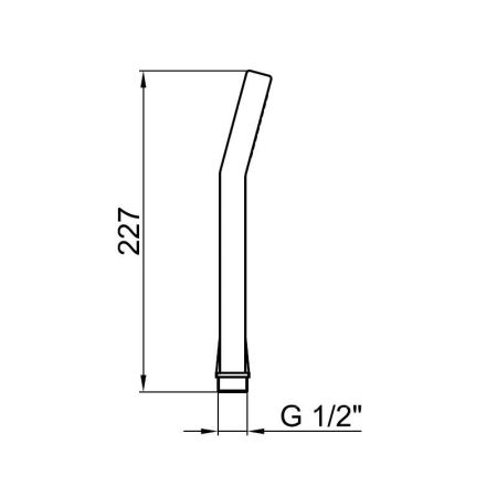 Лейка для душа Webert AC0426015, хром, артикул AC0426015