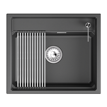 Кухонная мойка GRANULA кварц (6003i, ШВАРЦ)