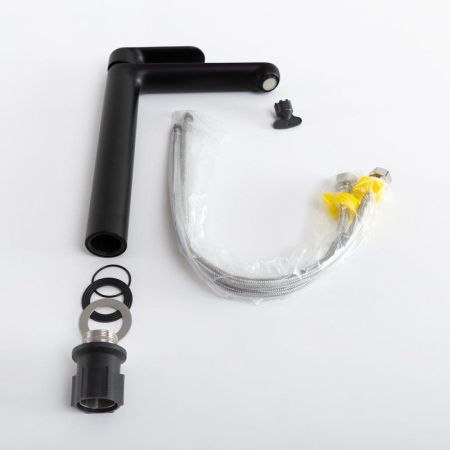 STYLUS-LC-01-W0 Смеситель для накладной раковины однорычажный, без донного клапана, хром, артикул STYLUS-LC-01-W0