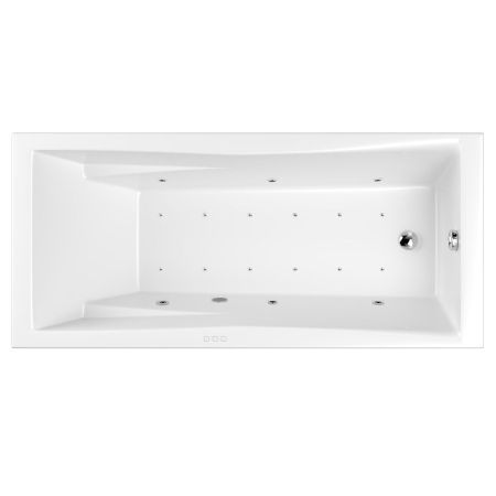 Ванна WHITECROSS Palace 180x80 "RELAX" (хром), артикул 0104.180080.100.RELAX.CR