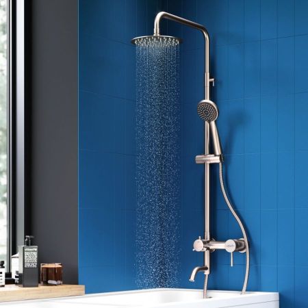 D0703000SS Logic  new душевая система со смесителем из нержавеющей стали, артикул D0703000SS