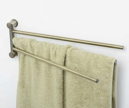 Полотенцедержатель WasserKRAFT Exter K-1533 поворотный Светлая бронза, артикул K-1533