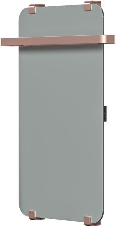 Полотенцесушитель электрический Allen Brau Infinity 80x44 с рейлингом 2.0 и креплением, медь браш, артикул 00325650