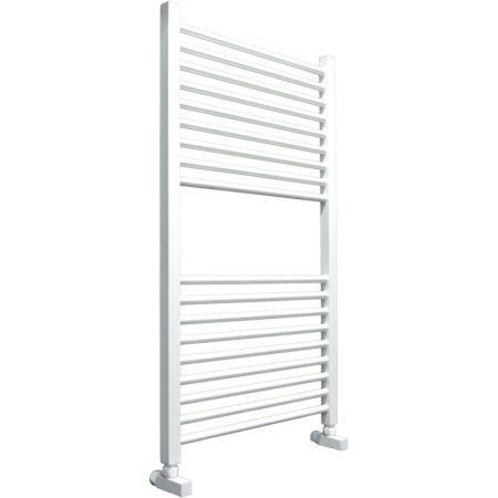 Водяной полотенцесушитель Ника Modern ЛМ 2 100x50 Белый матовый 18 перекладин, артикул ЛМ-2 100x50 белый matt