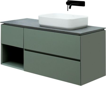 Тумба под раковину Allen Brau Infinity 120 1.21007.CGM R олива матовый, артикул 1.21007.CGM