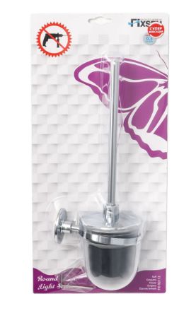 Ершик для унитаза Fixsen Round FX-92113 Хром, артикул FX-92113
