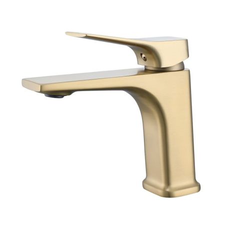 Смеситель для раковины Prohanss P62.10.03, золотой сатин, артикул P62.10.03