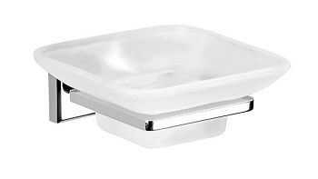 Gedy Colorado, настенная стеклянная мыльница, цвет хром