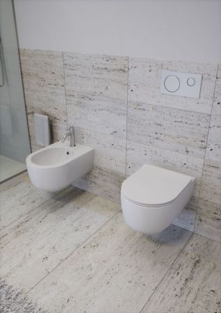 Olympia Milady, подвесное биде c крепежом, 52x37 см, цвет белый глянцевый, артикул MIL220101