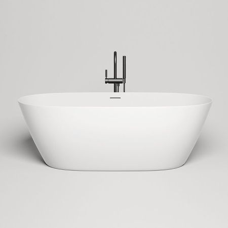 Ванна, Salini, Sofia, ширина, мм-1630, глубина, мм-750, высота, мм-580, водоизмещение (л)-275, тип установки-отдельностоящий, форма-овальная, сифон, интегрированный слив-перелив-в комплекте, диаметр слива, мм-52, донный клапан "Up&Down"-белый, материал-ис