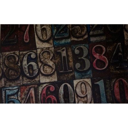 Коврик для входной двери Fora 40х60 FOR-DOOR09 Цифры, артикул FOR-DOOR09