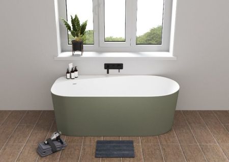 Акриловая ванна Allen Brau Priority 1 170x80 2.31001.21/CGM, артикул 2.31001.21/CGM