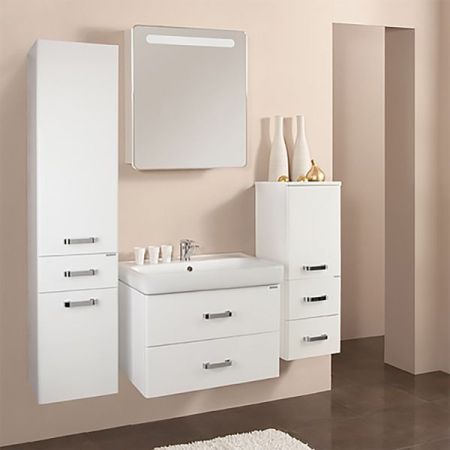 Тумба под раковину Акватон Америна 70 1A137601AM010 Белая глянцевая, артикул 1A137601AM010