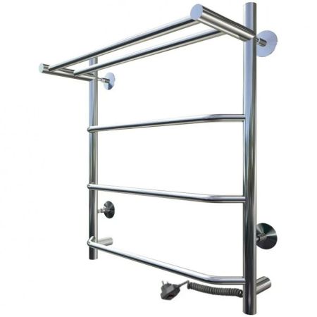 Электрический полотенцесушитель Тругор ПЭК 6 П 60x50 с полкой Хром, артикул Пэк6П60х50