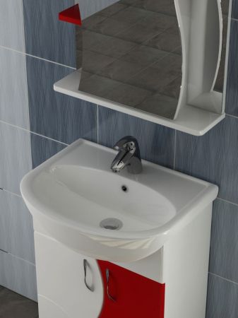 Зеркальный шкаф VIGO Alessandro zsh.ALE.55 крас, 55 см, артикул zsh.ALE.55 крас