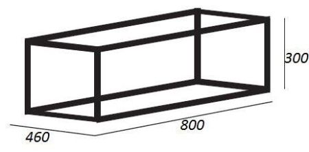 Мебель для ванной CEZARES CADRO 80, артикул CADRO-80-MENS-BIANCO