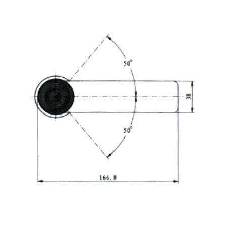Смеситель на раковину SMARTFLOW SMF0102-A01GD, темный графит