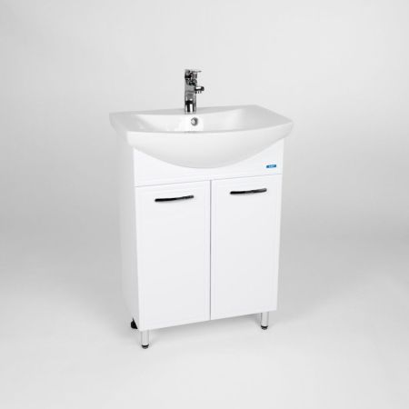 Тумба VIANT "Милан" 2 ств 315х555х820 под раковину 1WH110246 (Балтика 60) (VMIL60BA-T2ST), артикул VMIL60BA-T2ST