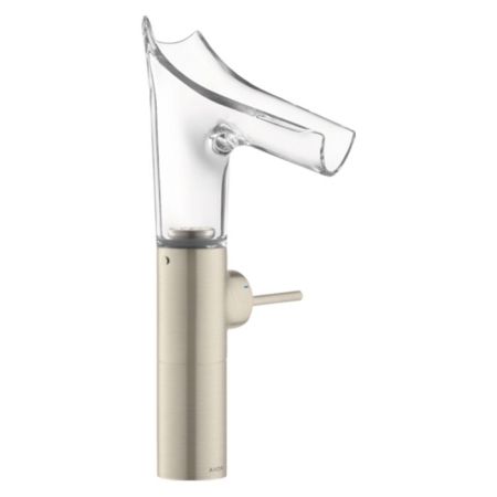 AX Starck V cмеситель для умывальника , цвет шлифованный никель, артикул 12114820