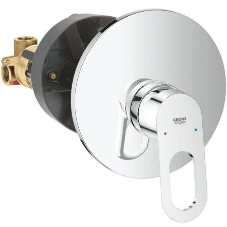 Смеситель для душа GROHE BauLoop (внешняя и встраиваемая части), хром (29080000) Смеситель для душа GROHE BauLoop (внешняя и встраиваемая части), хром (29080000)