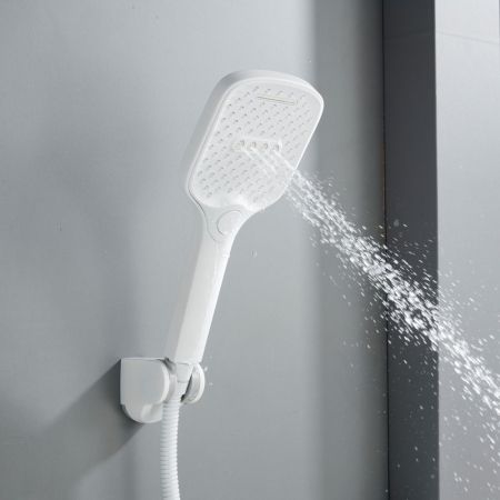 Смеситель для ванны Shevanik S4002C, белый