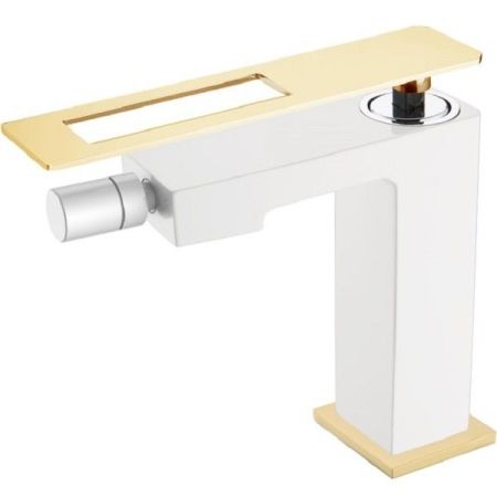 Смеситель Q для биде WhiteGold_Комплект