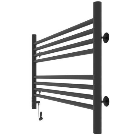 Полотенцесушитель электро "Оливия ЧКЧ8 800*500", черный муар, левый