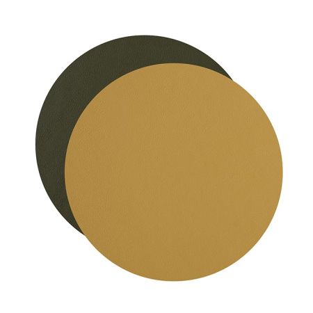 Colombo Adj Круглый костер, D12 см, цвет: горчичный/оливковый