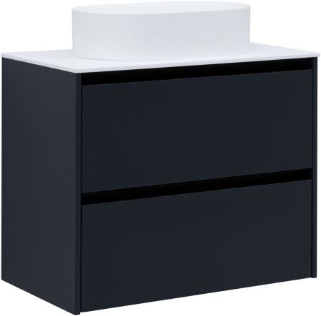 Тумба под раковину Allen Brau Activity 80 1.34004.AM антрацит матовый/черный браш, артикул 1.34004.AM