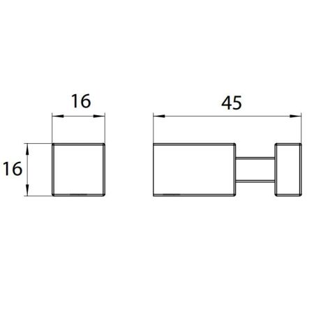 EMCO Liaison Крючок, цвет хром