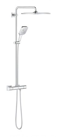 Душевая система GROHE Rainshower SmartActive 310 Mono Cube, квадратный, 1 режим струи, с термостатом, хром (26652000)