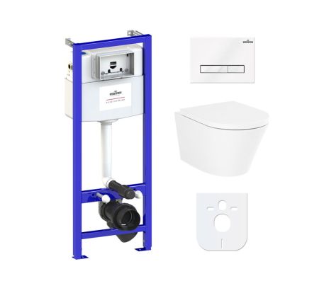 Комплект 6 в 1 Lavinia Boho Biore Rimless 77040105, премиум со стеклянной клавишей