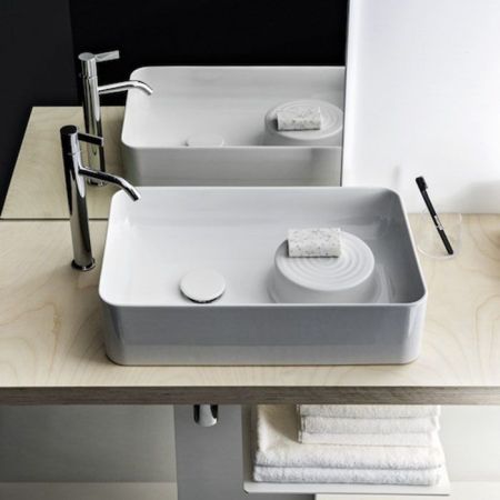 Laufen VAL Раковина-чаша 550х360х125мм без отв. под смеситель, цвет: белый